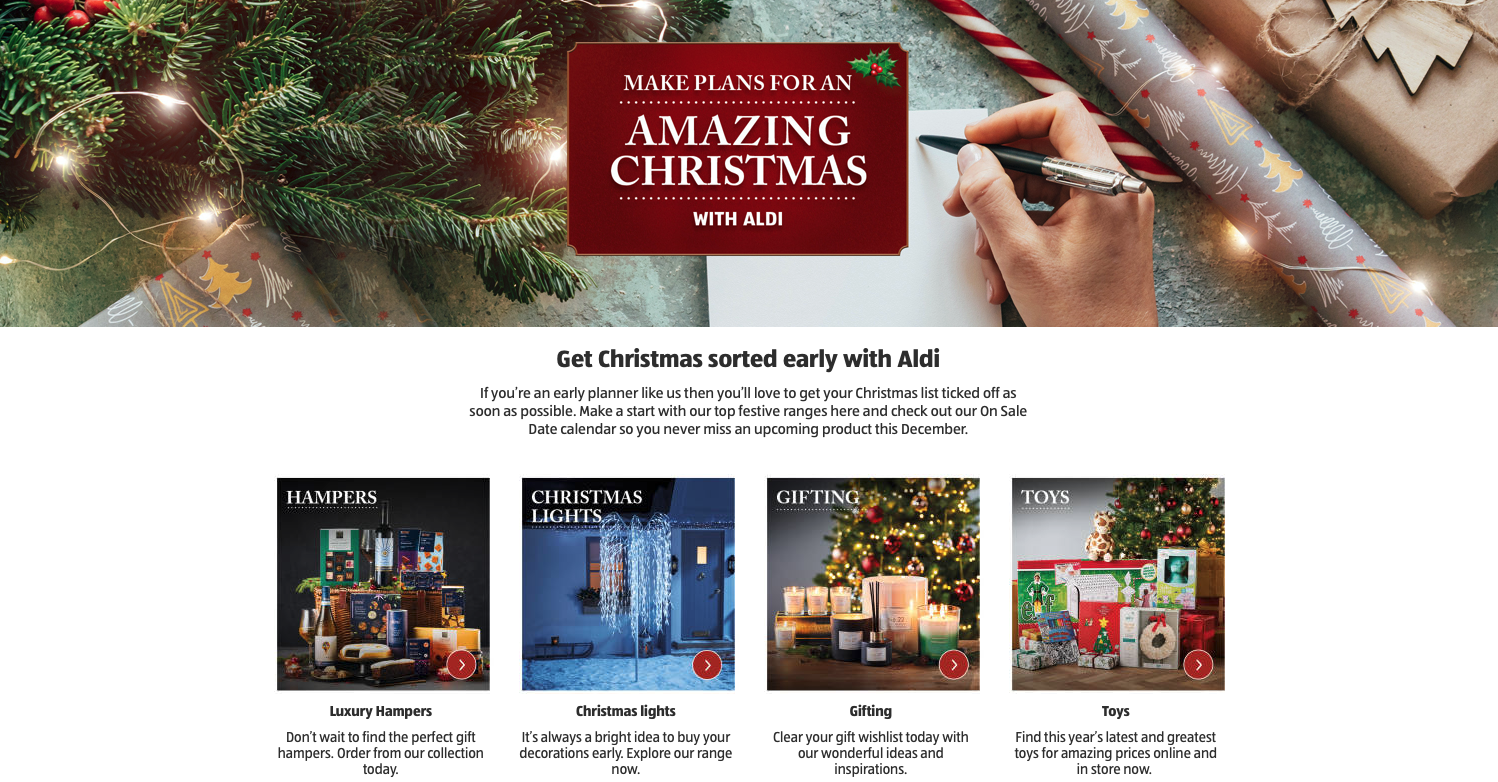 ALDI Christmas 2023 Food, Toys & More Christmas With Love