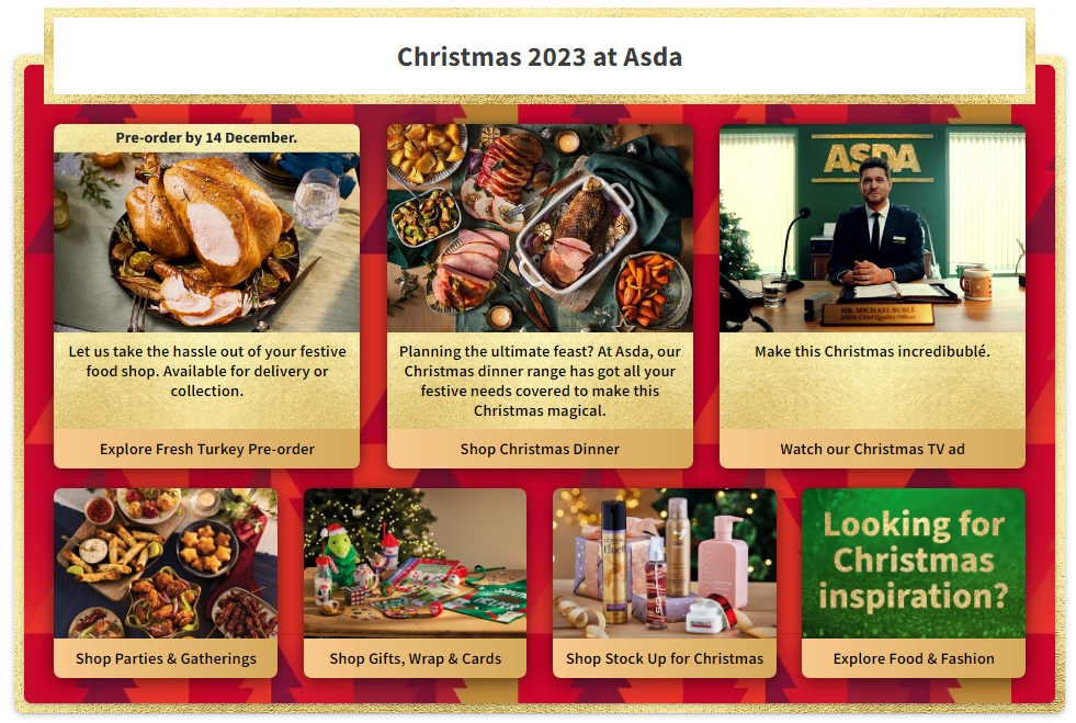 Christmas at ASDA design