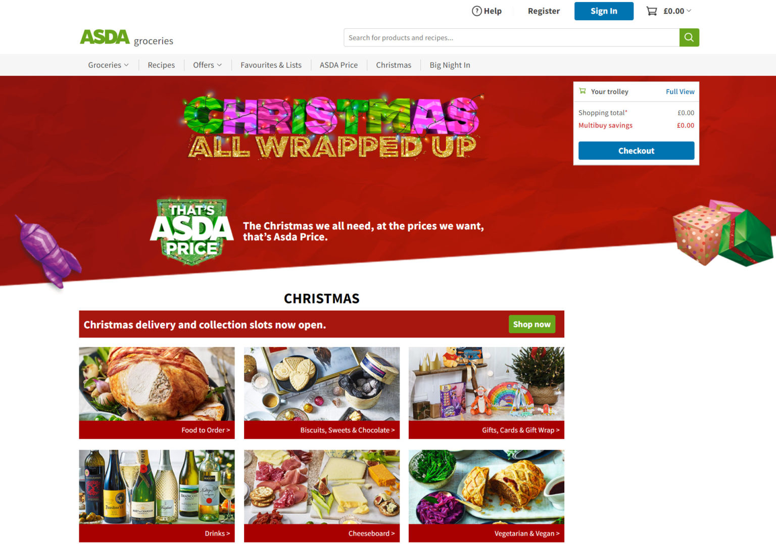 ASDA Christmas 2023 ASDA Brands Christmas With Love