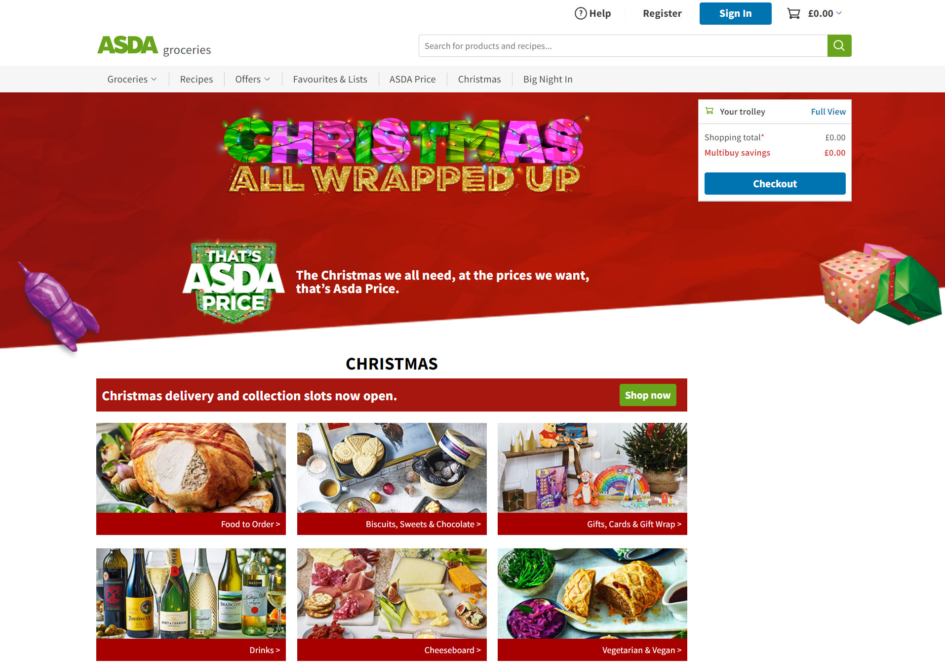 Asda Christmas Saving Cards 2024 - Wynn Amelina