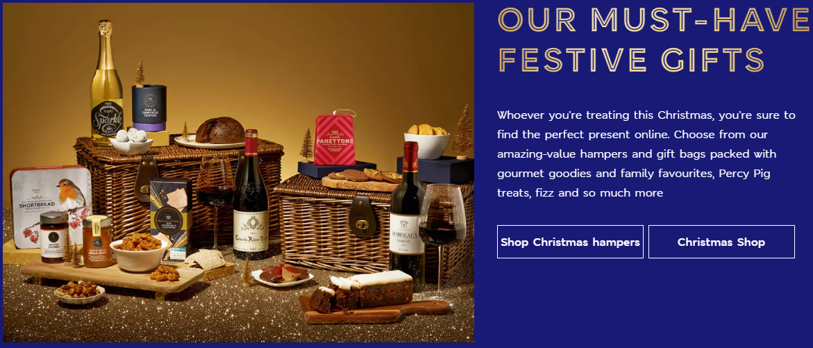 Marks and Spencer Christmas Food 2023 Christmas With Love