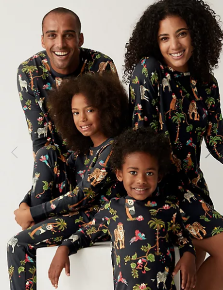 Animal Print Family Christmas Pyjamas