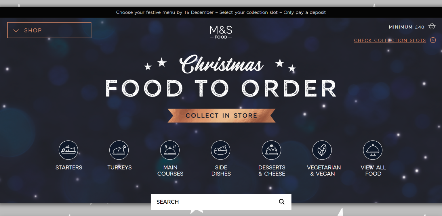 Marks and Spencer Christmas Food 2022 - Christmas With Love