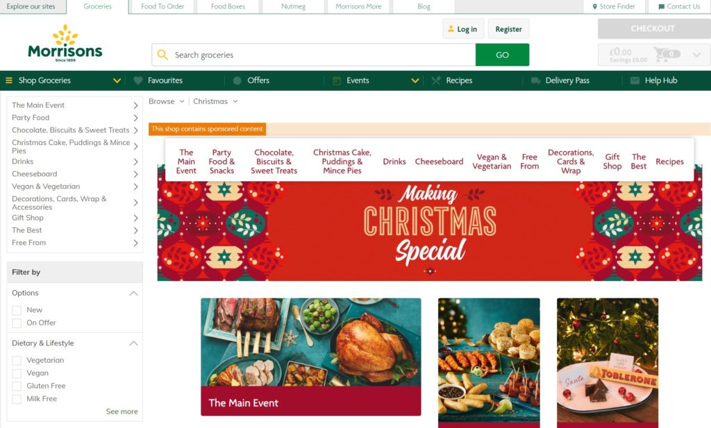 Morrisons christmas deals 2020